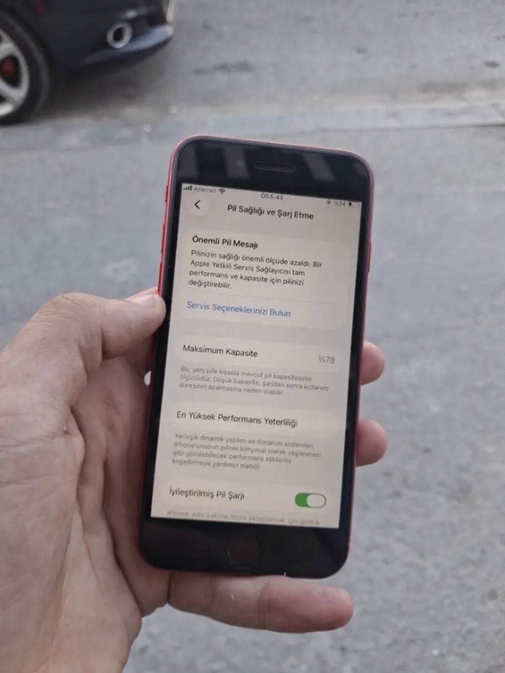 IPhone SE 2022, 64 GB, Qırmızı, Barmaq izi, Sənədlərlə — Apple iPhone, Digah (8)
