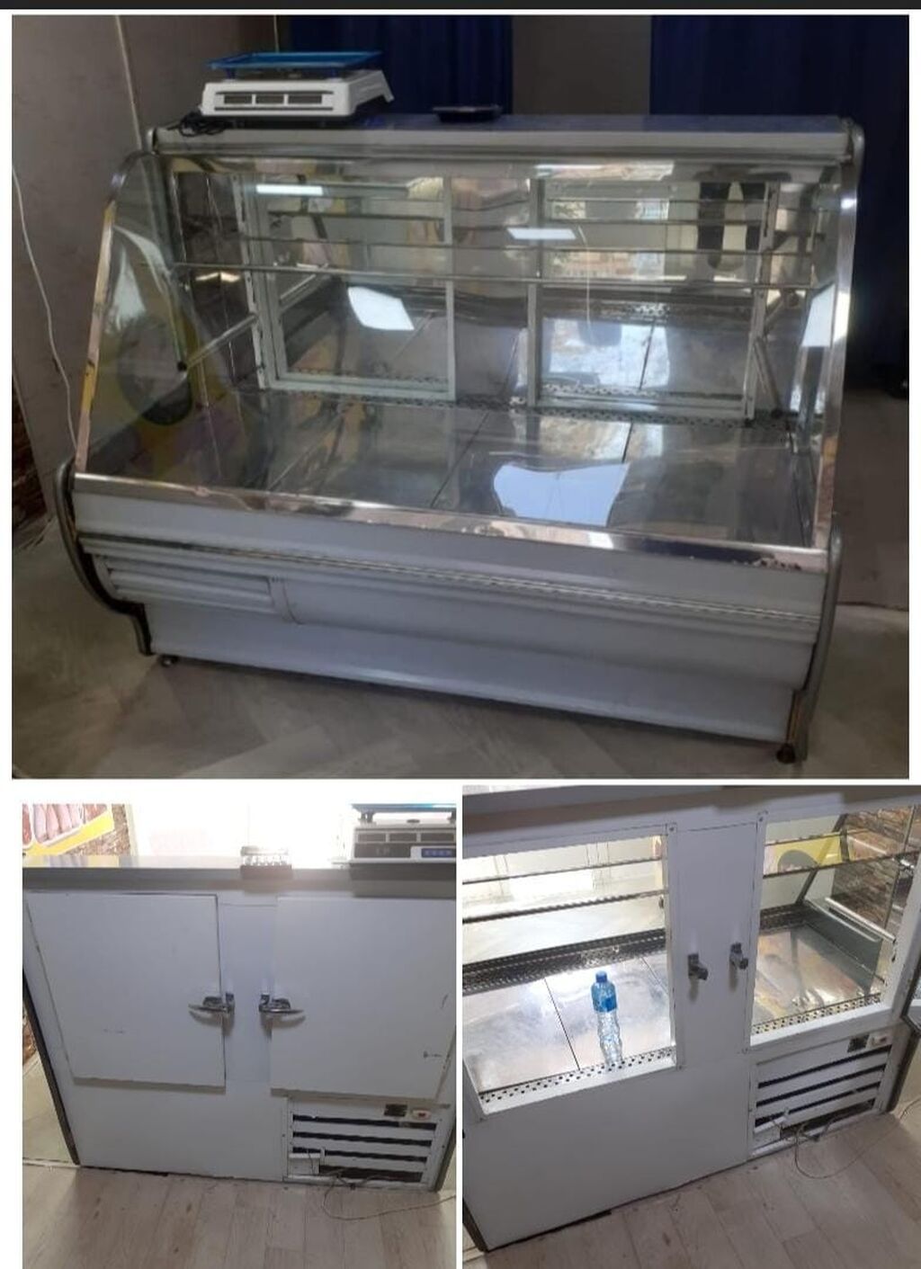 Vitrin soyuducu. 470 azn satılır Uzunu 1.50 eni 80 sm tam işlək — Mallar, Bakı