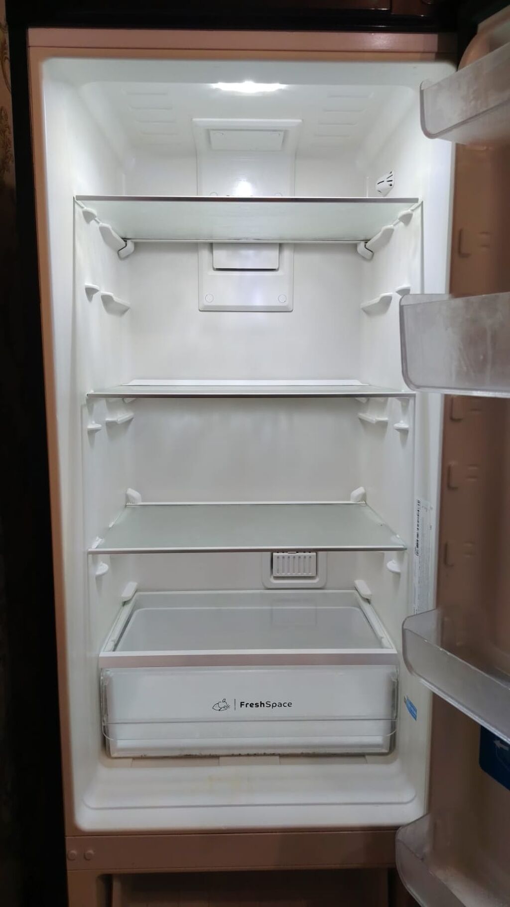 İşlənmiş 2 qapılı Indesit Soyuducu Satılır, rəng - Qara — Soyuducular, Digah (4)