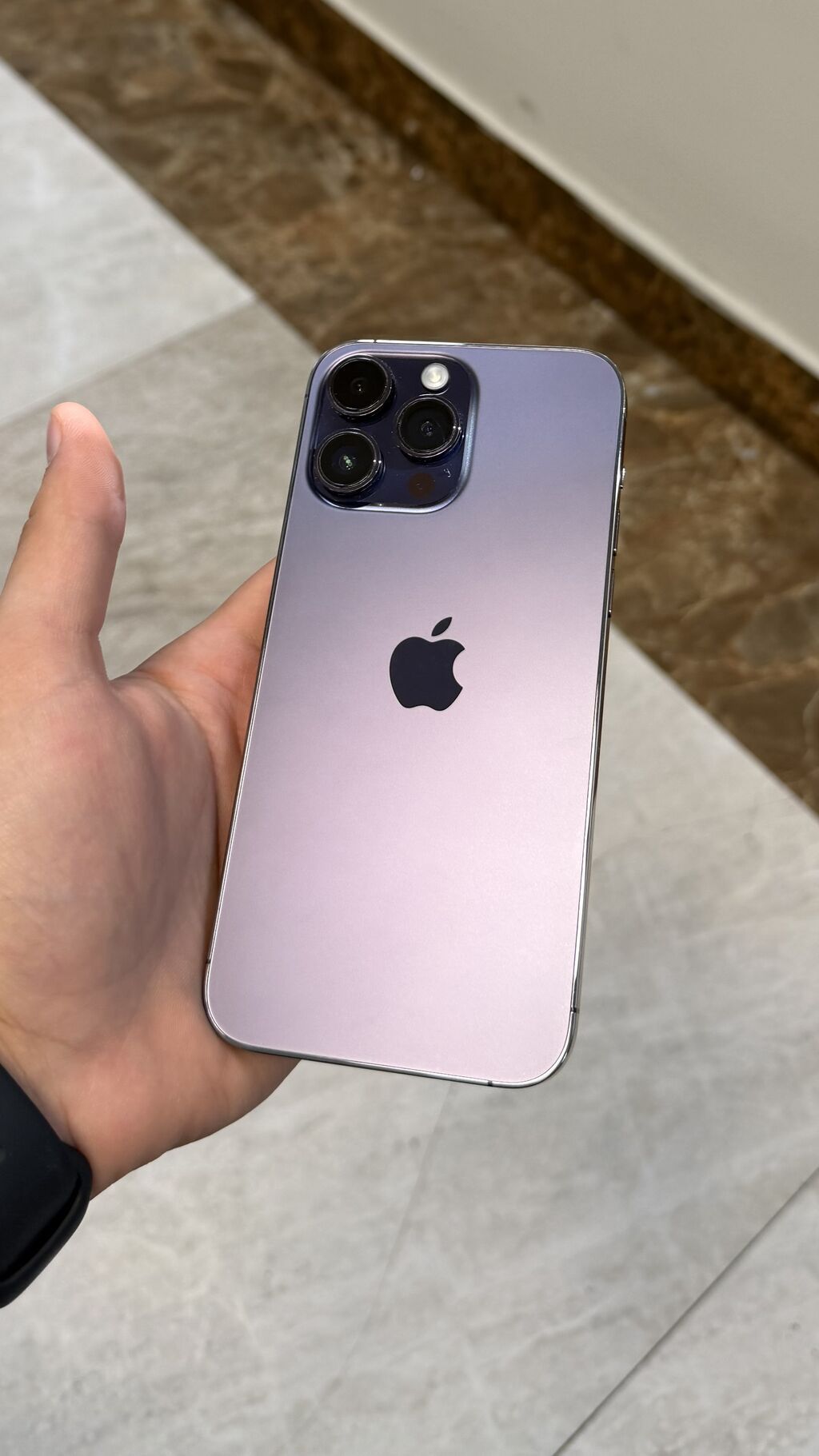 IPhone 14 Pro Max, 128 GB, Deep Purple, Barmaq izi, Simsiz şarj, Face ID — Apple iPhone, Bakı