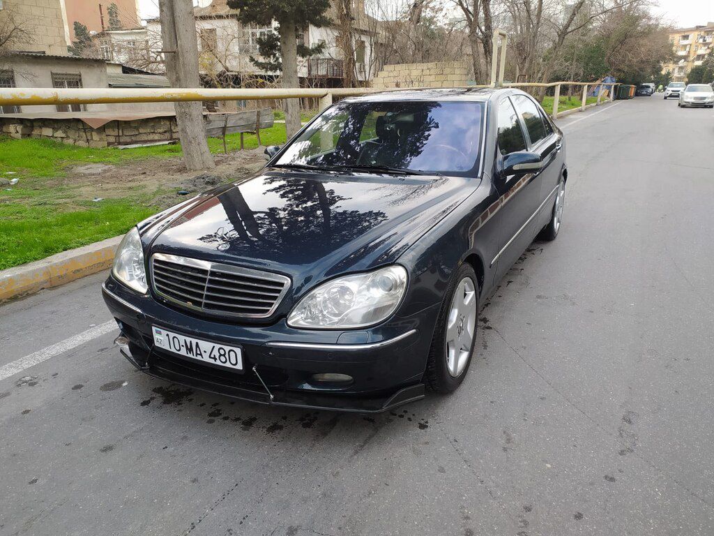 Mercedes S 320, 3.2 L, 1999 il, 240 000 km — Avtomobillər, Bakı