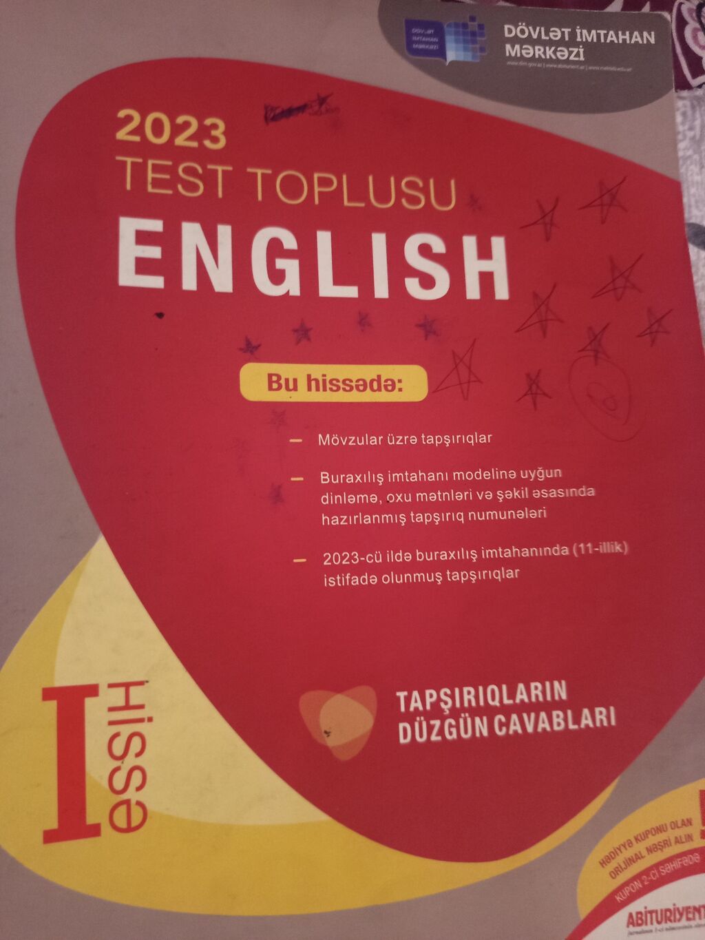 İngilis dili Testlər 11-ci sinif, DİM, 1-ci hissə, 2023 il — Kitablar və jurnallar, Gəncə
