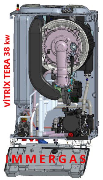 Immergas Vitrix Tera 38 Yoğuşmalı Kombi — Kombilər, Bakı (7)