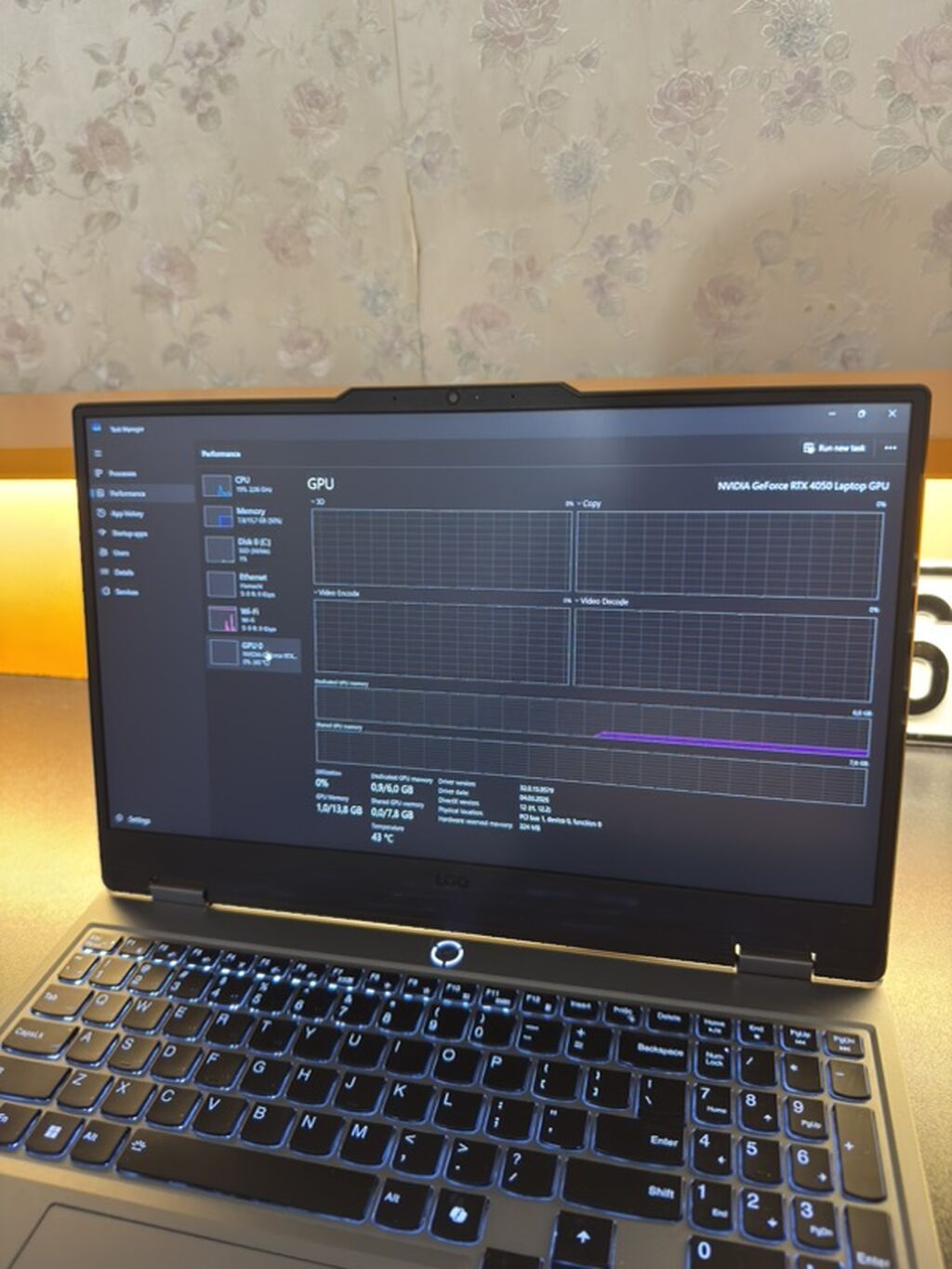 SATILIR | 1300 AZN | Ryzen 5 7235HS RTX 4050 6GB ✅ Yalnız nağd satış! — Lenovo, Bakı (10)