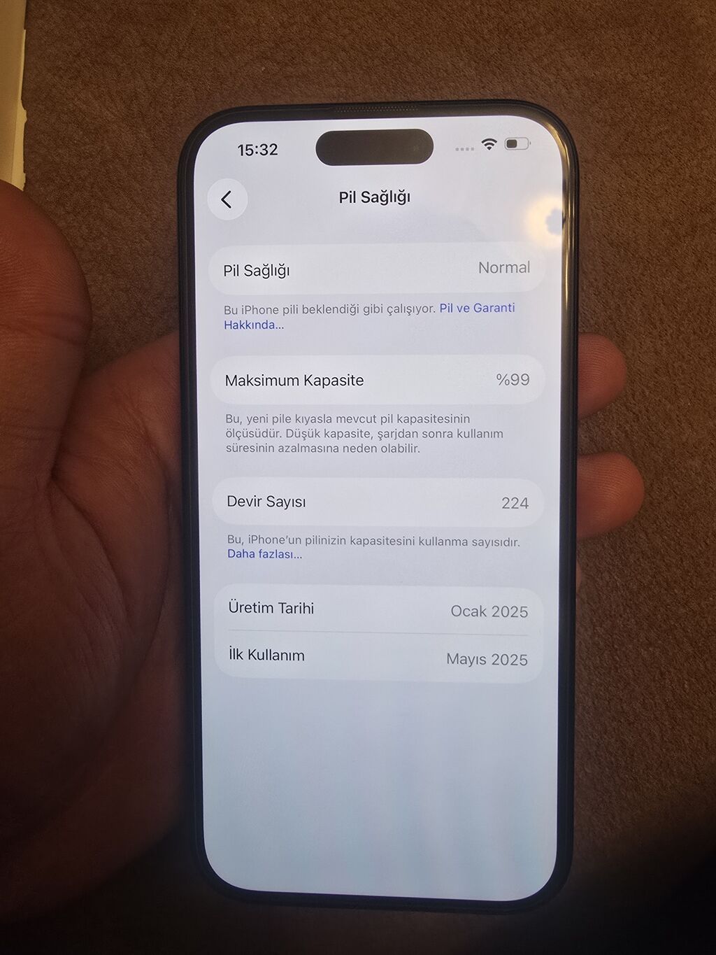 IPhone 15, 128 GB, Qara, Face ID — Apple iPhone, Bakı (4)