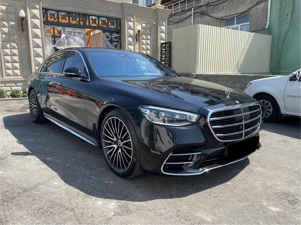 Mercedes S 500 4MATIC, 3.0 L, 2022 il, 39 000 km — Avtomobillər, Bakı (5)