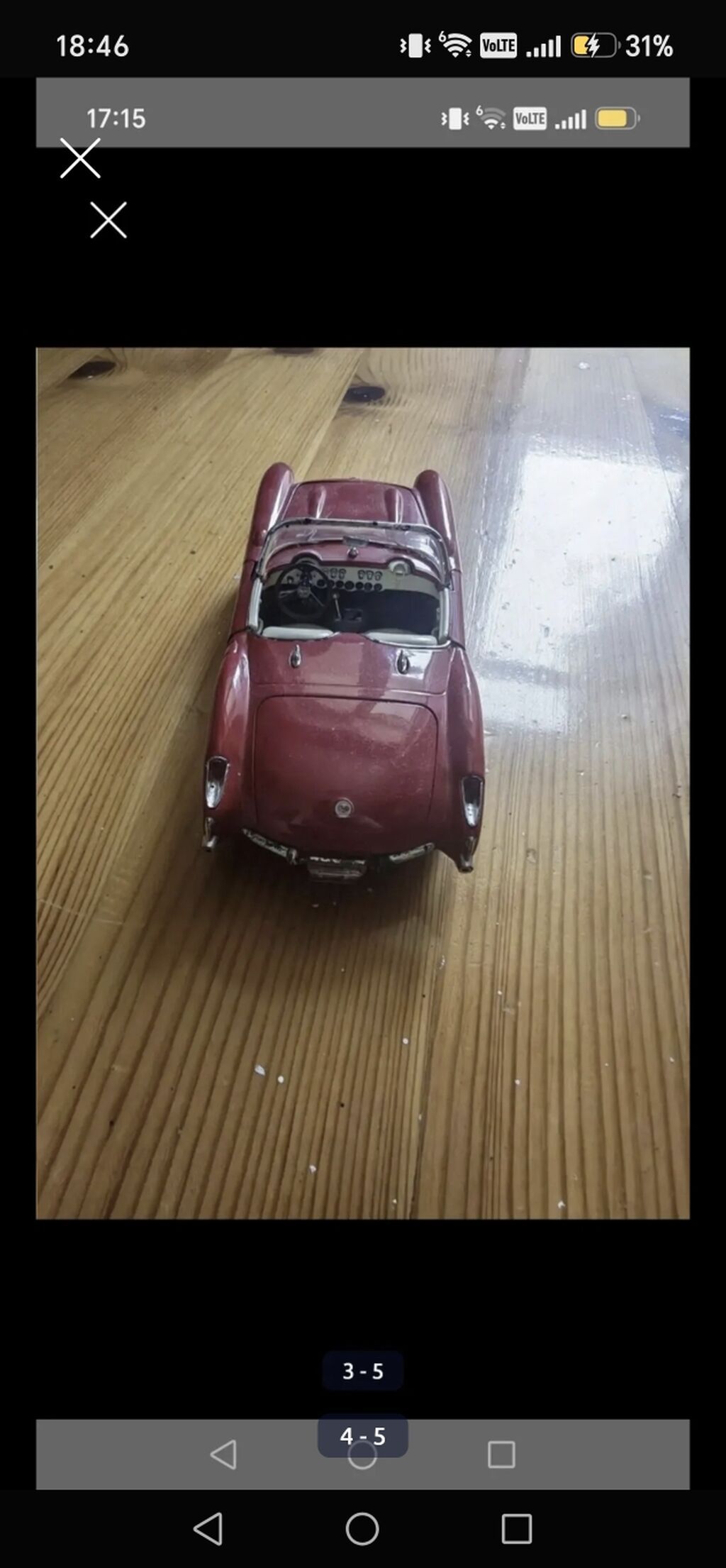 Kolleksiya üçün die-cast model avtomobil - Model: Chevrolet Corvette — Mallar, Bakı (3)