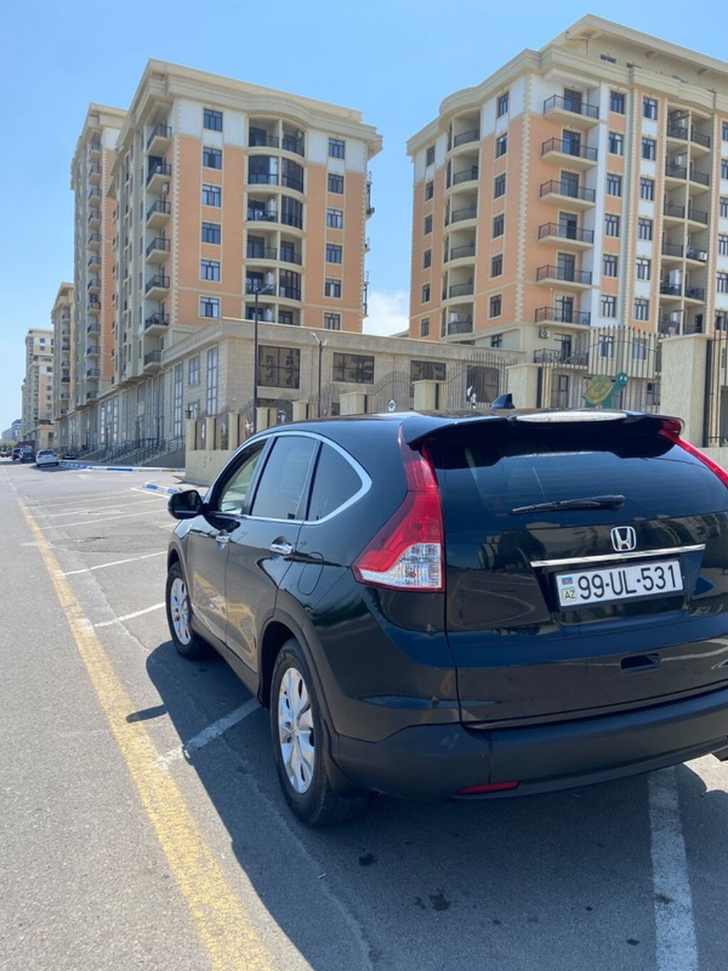 Honda CR-V krossover, qara rəngdə, geniş və rahat salonlu modeldir — Avto, Sumqayıt (10)