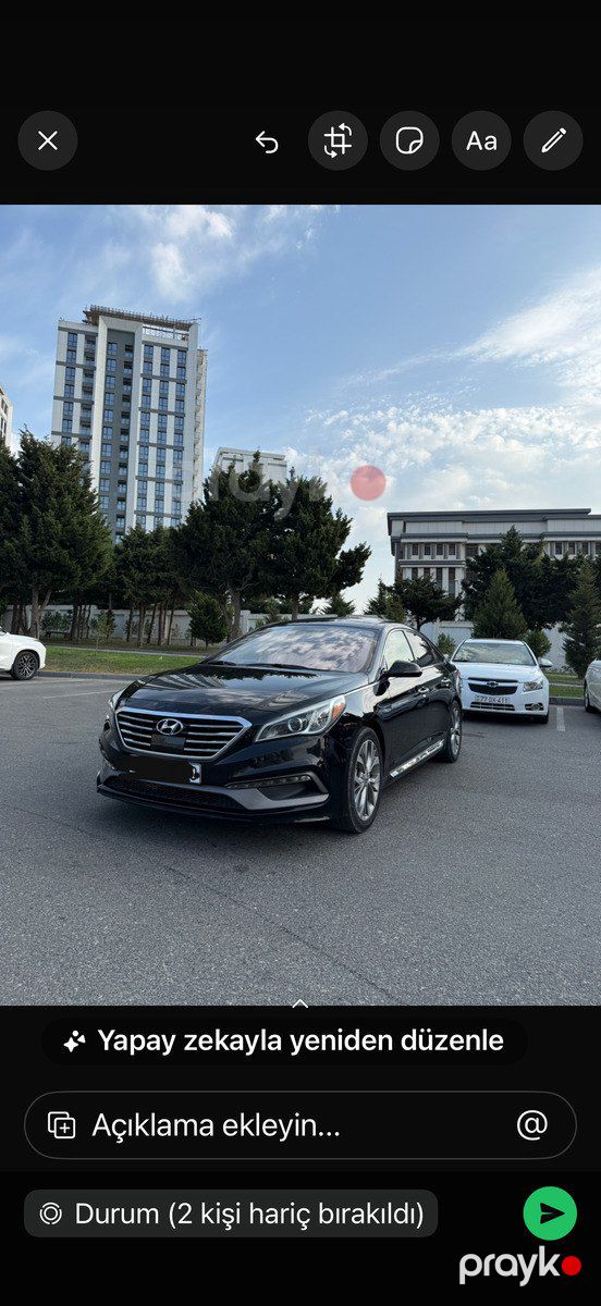Hyundai Sonata, 2015 il — Avtomobillər, Bakı (2)