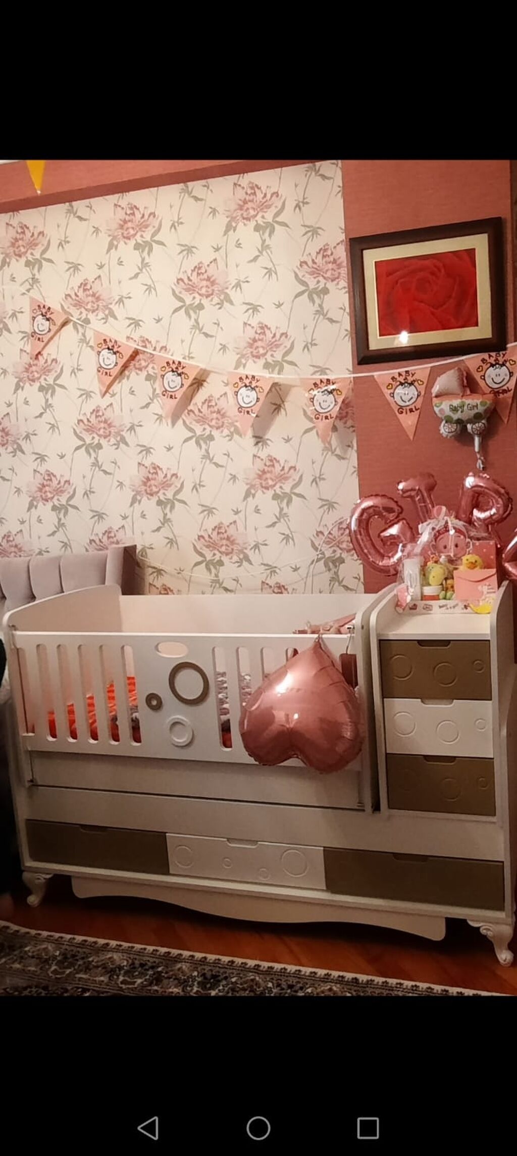 Oğlan və qız üçün, İşlənmiş, Çarpayı, Bazalı, Matras ilə, Siyirməli — Mebel, Bakı