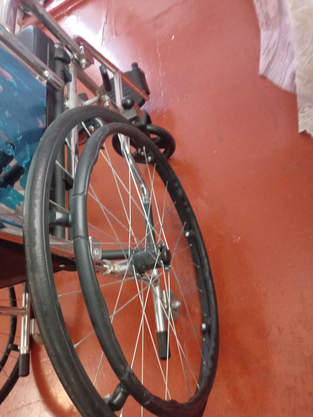 Tualet funksiyalı əlil arabası (Commode Wheelchair) - Çərçivə: parlaq — Mallar, Bakı (3)