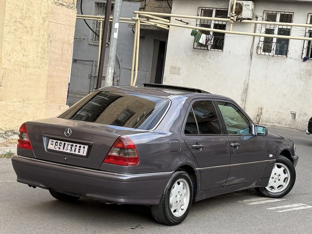 Mercedes C 200, 2.0 L, 1996 il, 215 000 km — Avtomobillər, Bakı (6)