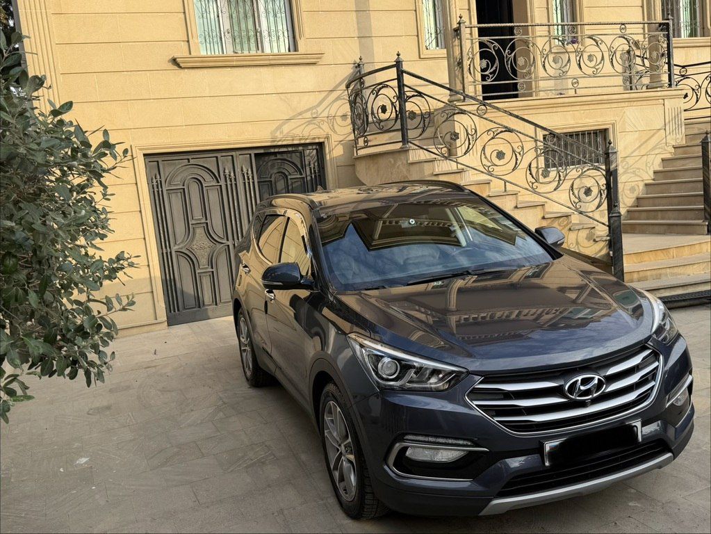 Hyundai Santa Fe, 2.0 L, 2016 il, 189 000 km — Avtomobillər, Bakı (3)