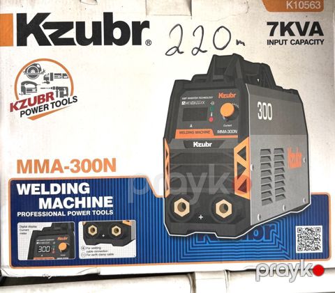 Kzubr MMA-300N qaynaq aparatı - Tip: MMA (elektrodla qaynaq), IGBT