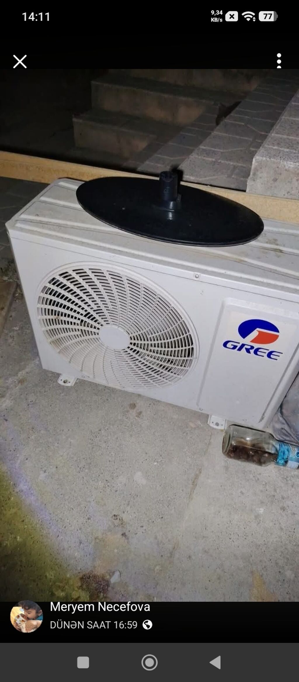 Kondisioner Gree, Yeni, 50-60 kv. m, Daxili blok, Kredit yoxdur — Elektronika, Digah (5)