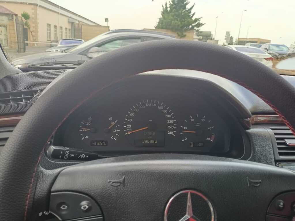Mercedes E 220, 2.2 L, 2001 il, 400 000 km — Avtomobillər, Bakı (6)