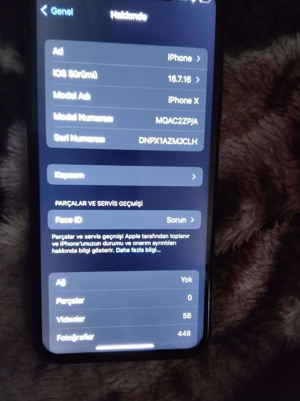 IPhone X, 64 GB, Space Gray, Face ID — Apple iPhone, Bakı (3)