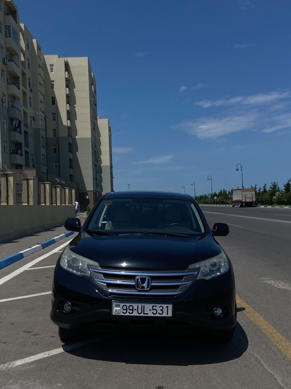 Honda CR-V krossover, qara rəngdə, geniş və rahat salonlu modeldir — Avto, Sumqayıt (4)