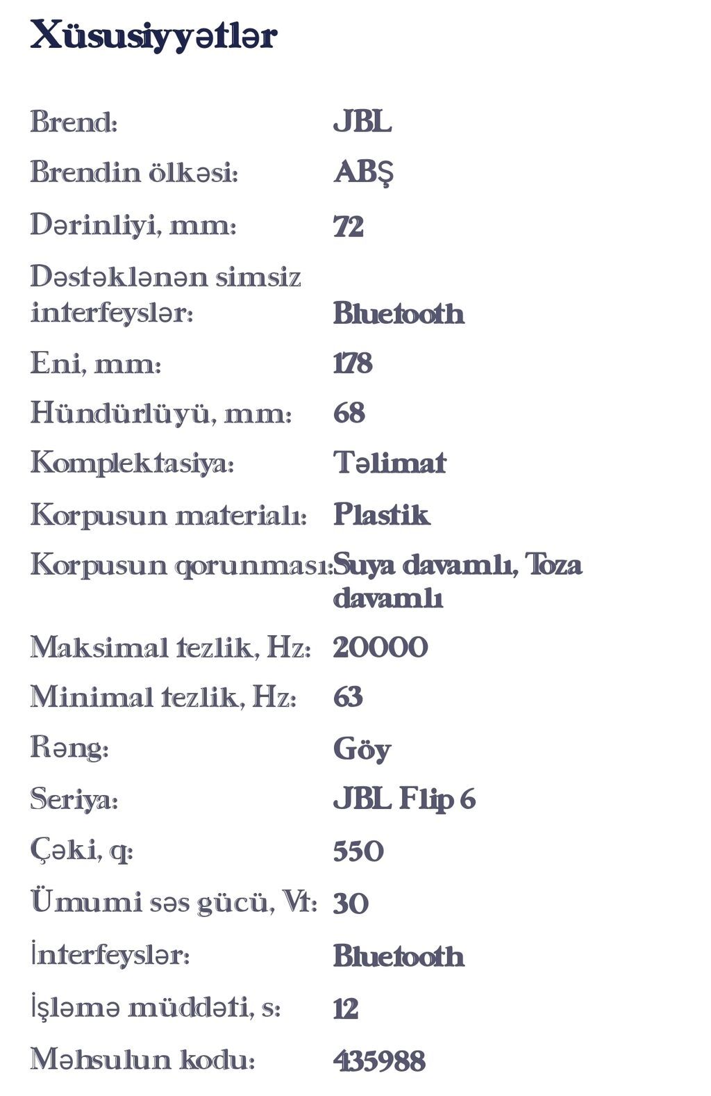 İşlənmiş JBL Kolonka, Növ - Bluetooth — Elektronika, Digah (6)