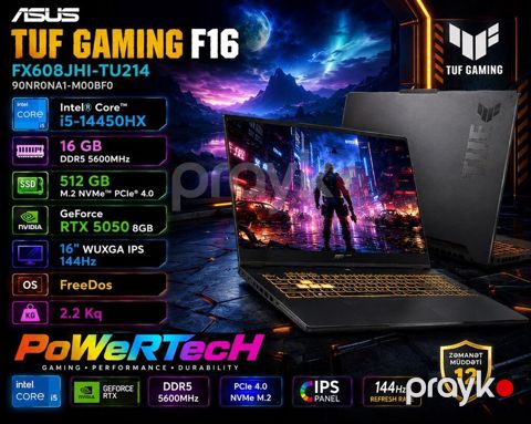 Yeni ASUS TUF Gaming, 16 ", Intel Core i5, 512 GB, Ünvandan götürmə, Pulsuz çatdırılma, Ödənişli çatdırılma — Bakı