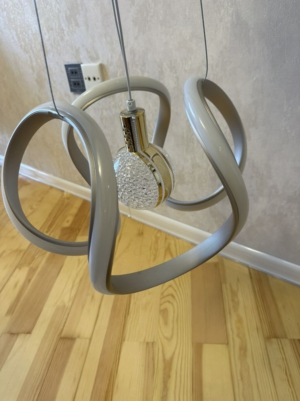 Led Çılçıraq, 3 lampa, Metal — İşıqlandırma, Masazır (3)