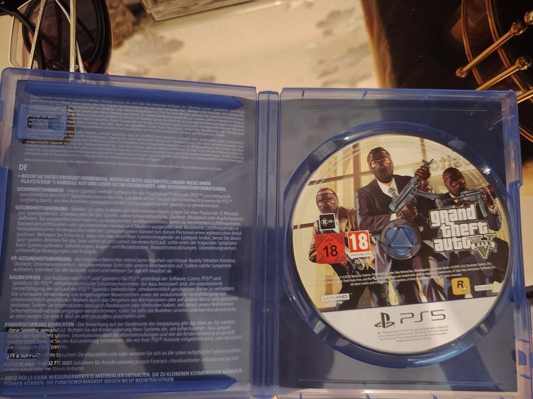 PS5 üçün GTA5, FC25 oyun diskləri — Elektronika, Gəncə (5)