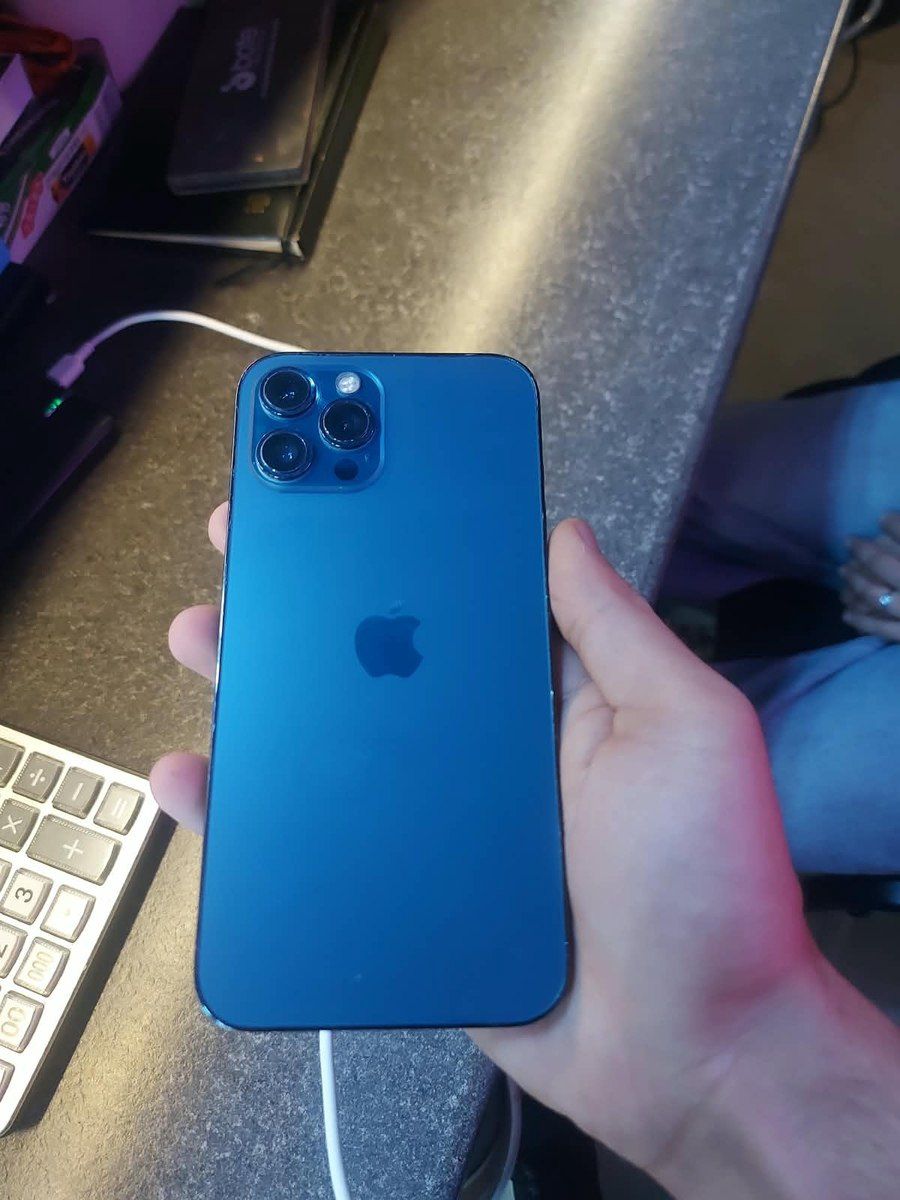 Apple iPhone 12 Pro Max Pacific Blue 128GB/6GB — Smartfonlar, Bakı (2)