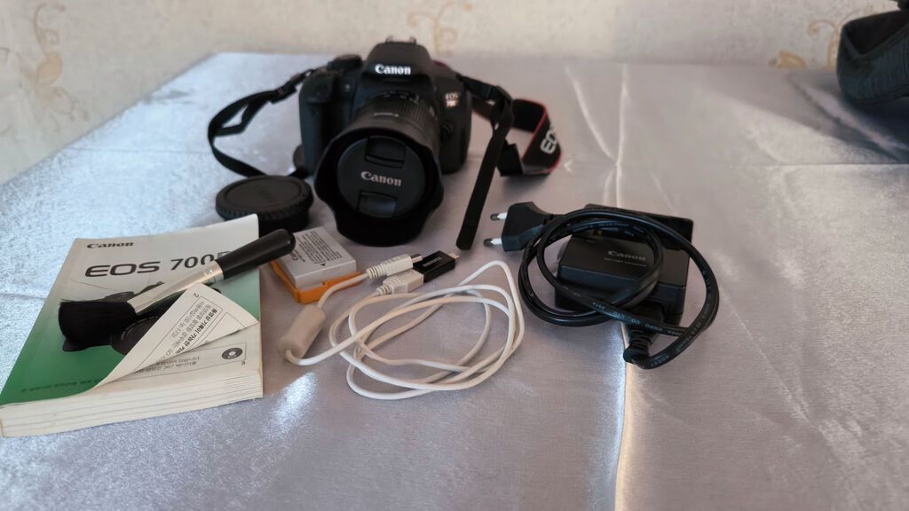 Canon EOS 700D fotoaparatı satılır Fotoaparat şəxsi istifadə üçün — Elektronika, Cəlilabad (6)