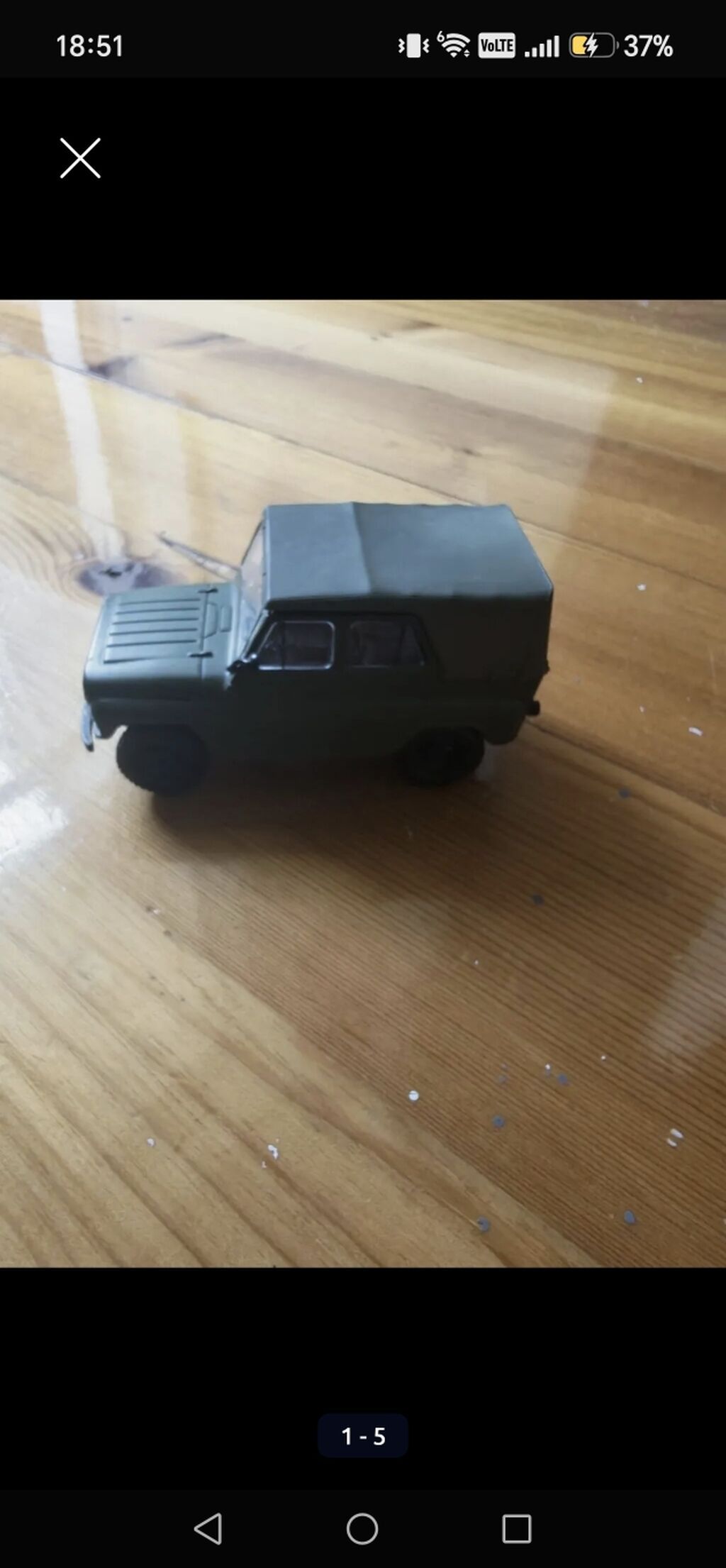 Kolleksiya üçün model avtomobil – UAZ 469 (klassik hərbi ofroud) - — Mallar, Bakı