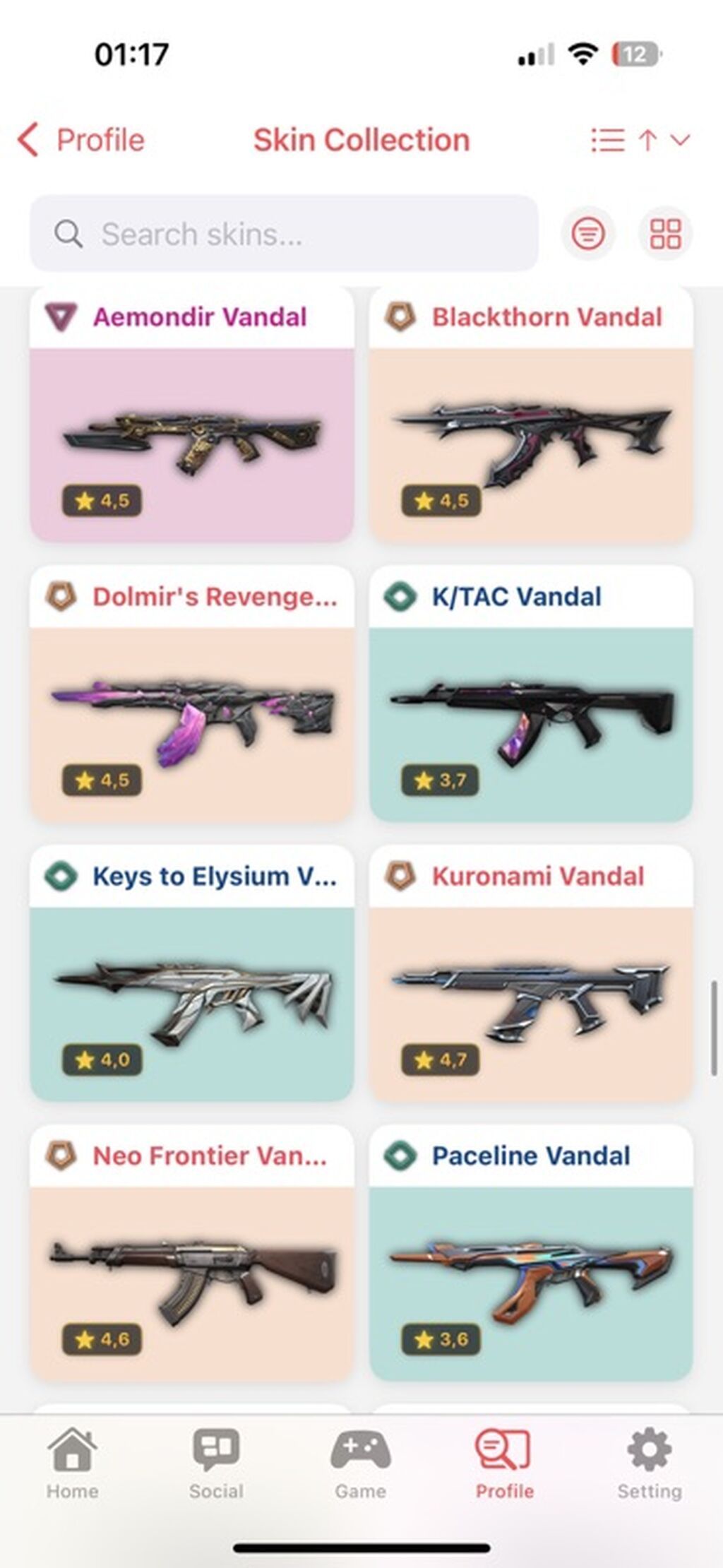 Valorant hesabi hesabta gorduyunuz skinler movcuddur qiymetde cuzi — Mallar, Bakı (9)