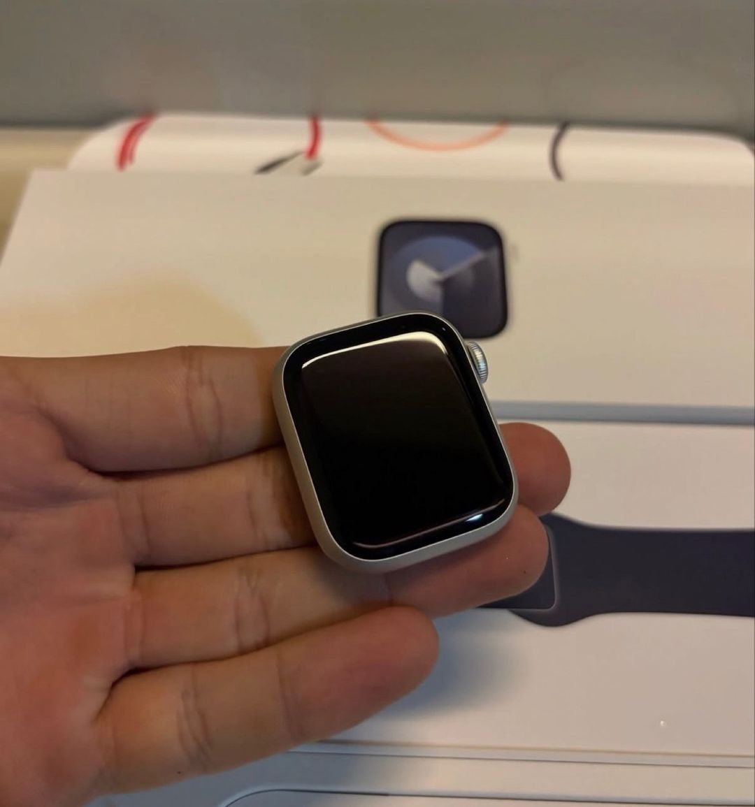 Apple Watch Series 9 Aluminum Silver 45mm — Elektronika, Bakı (4)