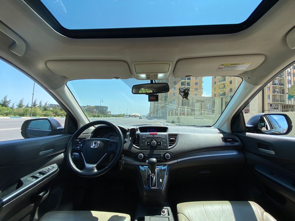 Honda CR-V krossover, qara rəngdə, geniş və rahat salonlu modeldir — Avto, Sumqayıt (2)