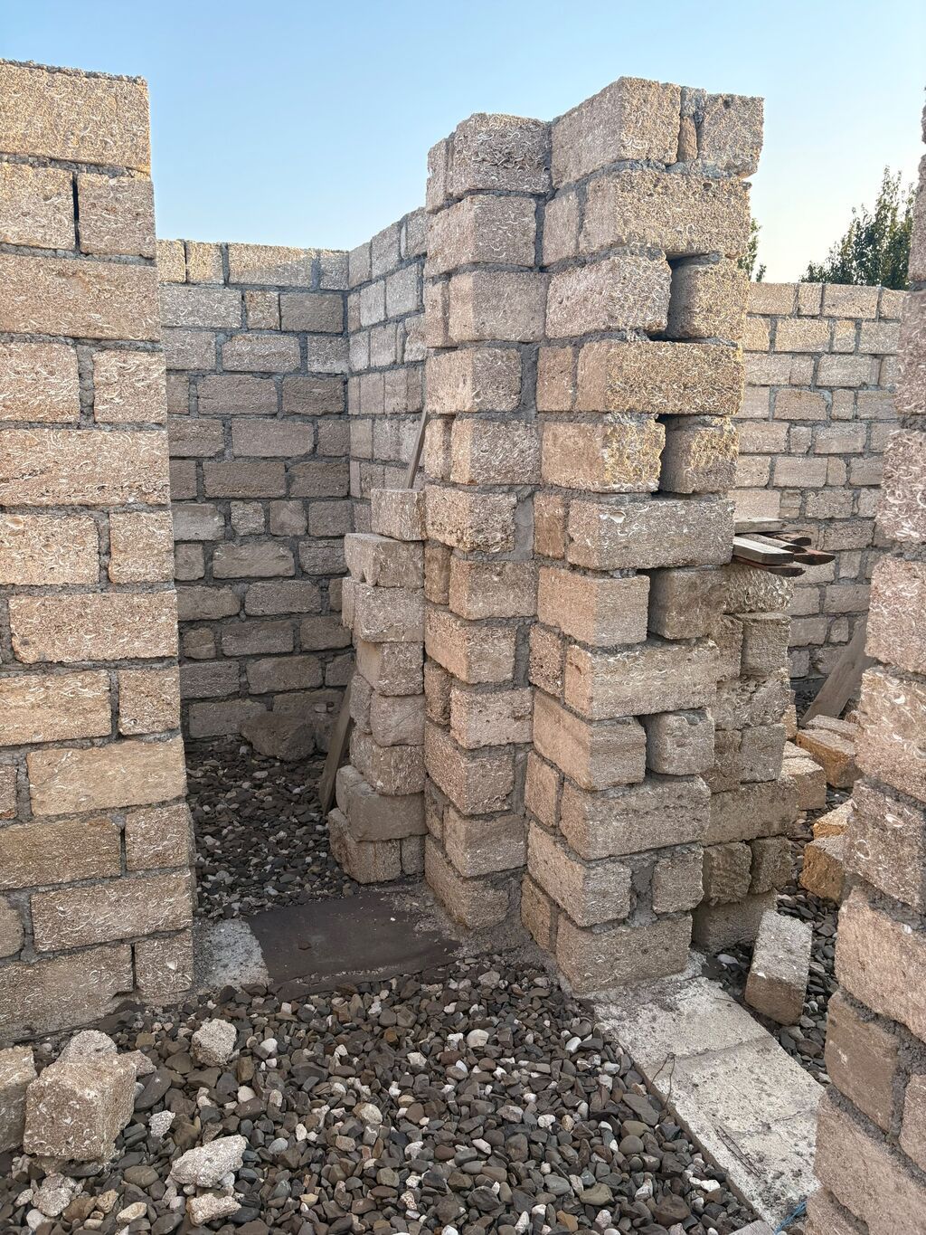 Tikinti üçün natamam daş ev karkası - Material: keyfiyyətli daş — Mallar, Xaçmaz (8)