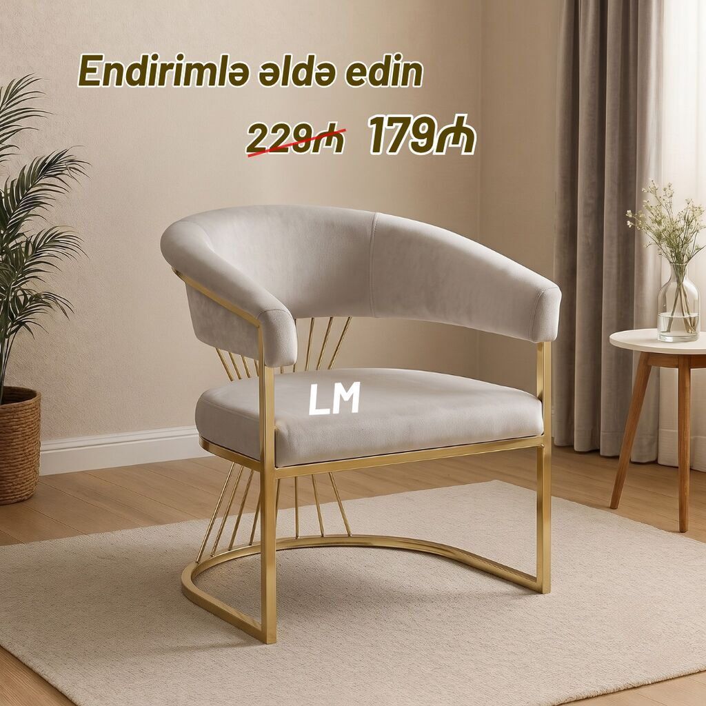 Rəngarəng kresloları✍️ Qiymət : 179₼ Yeni və bir başa depodan satış — Kreslolar, Bakı (3)