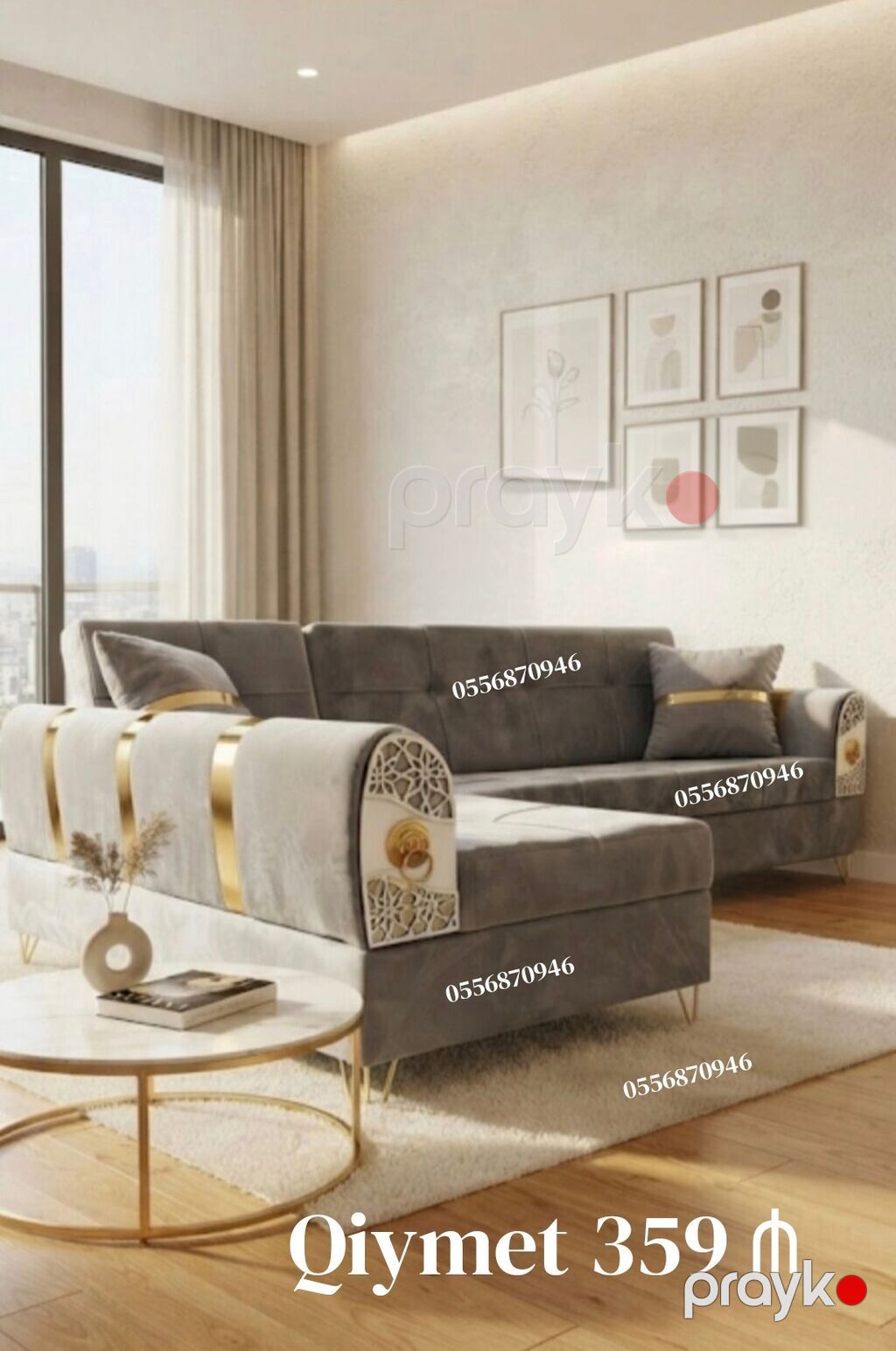 Künc divan, Yeni, Açılan, Bazalı, Parça, Şəhərdaxili pulsuz çatdırılma — Mebel, Bakı (2)