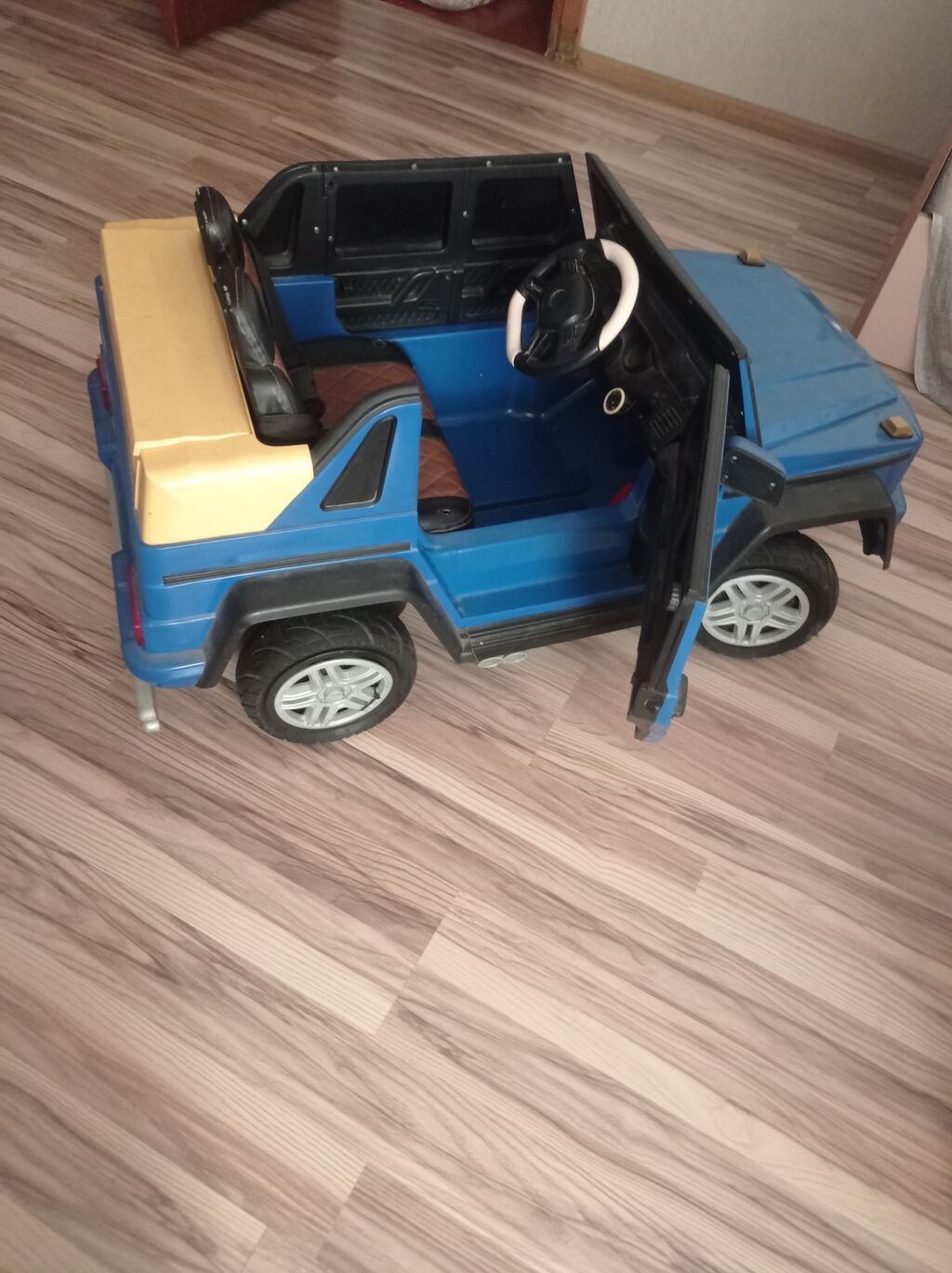 Uşaqlar üçün akkumulyatorlu mini avtomobil, Mercedes G-Class üslubunda — Uşaq avtomobilləri, Bakı (3)