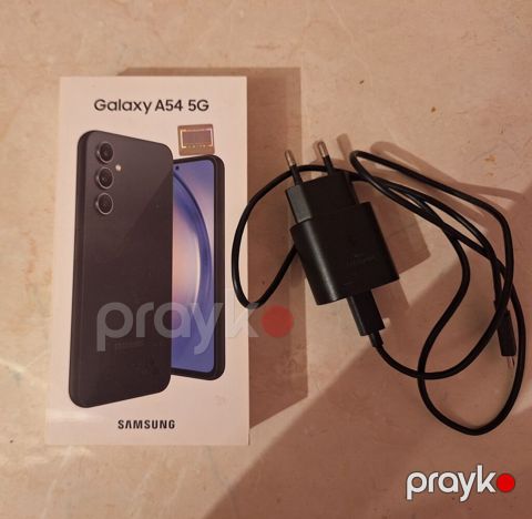 Samsung Galaxy A54 5G, 256 GB, rəng - Qara, Barmaq izi