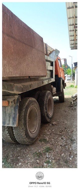 KamAz 55111, 11 L, 1989 il, 100 084 km — Yük maşınları, İsmayıllı (6)