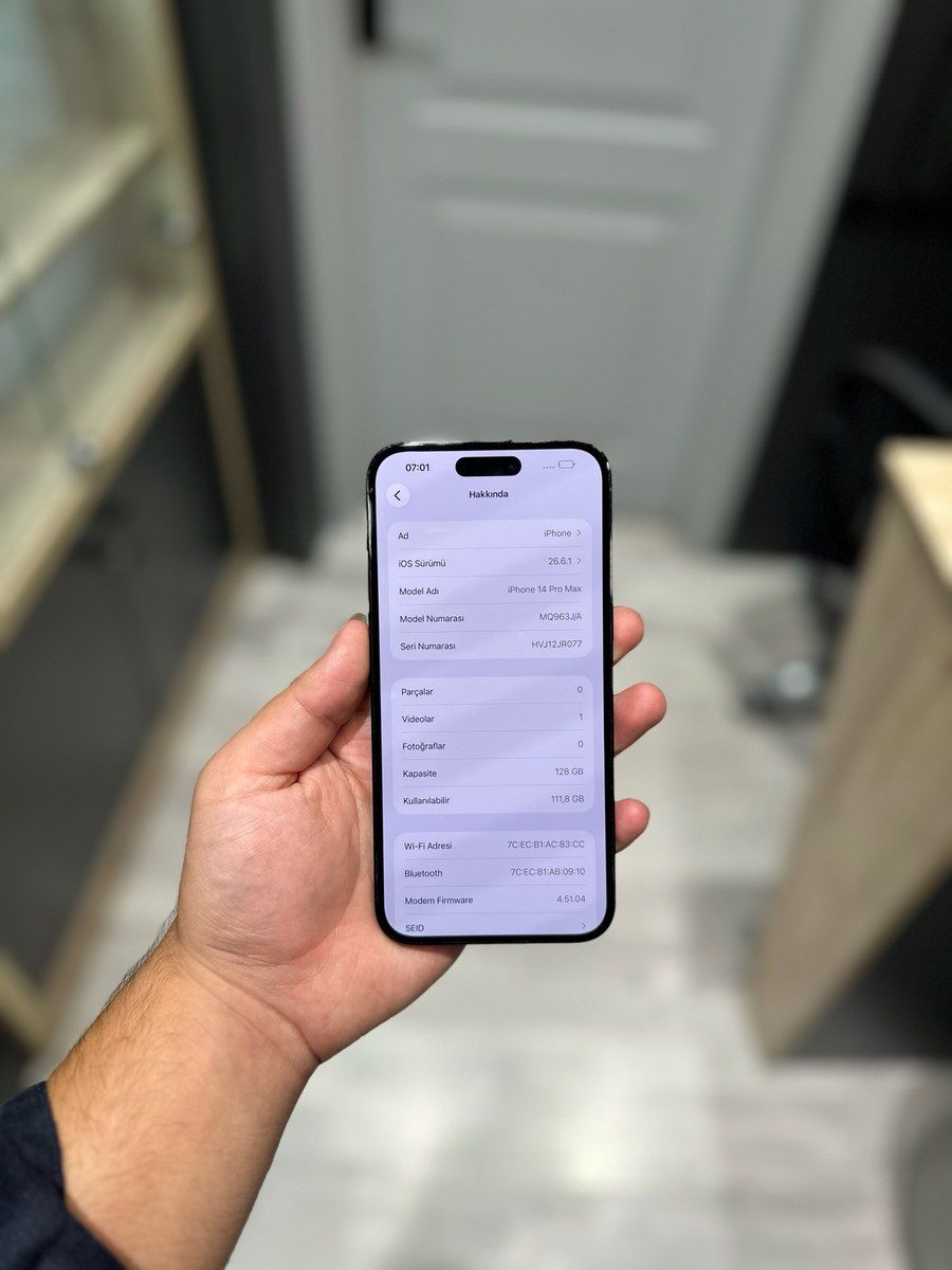 Apple iPhone 14 Pro Max Space Black 128GB/6GB — Smartfonlar, Bakı (2)