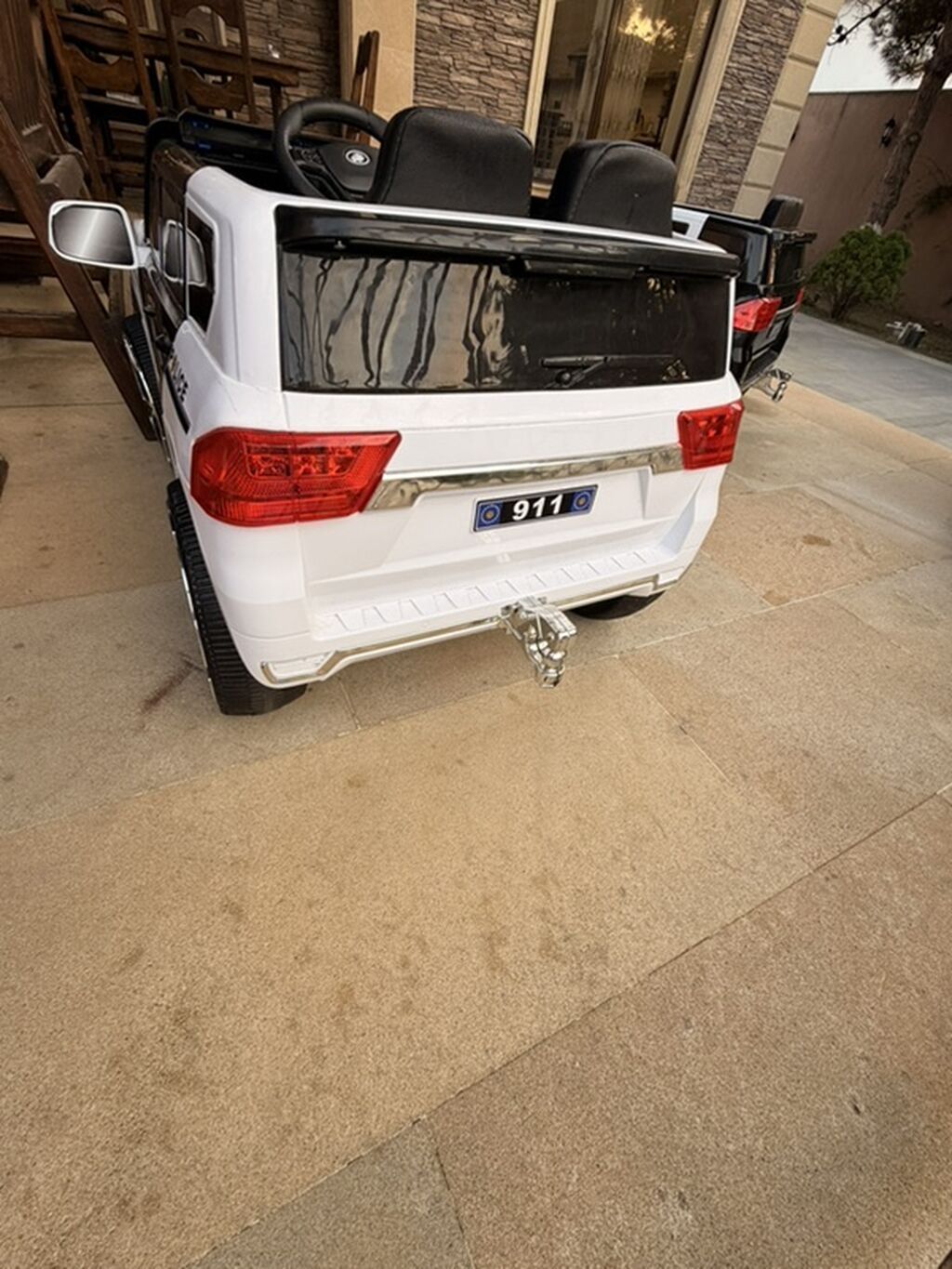Uşaq üçün elektrikli polis maşını - Model: 2 yerlik uşaq elektro-kart — Mallar, Bakı (6)