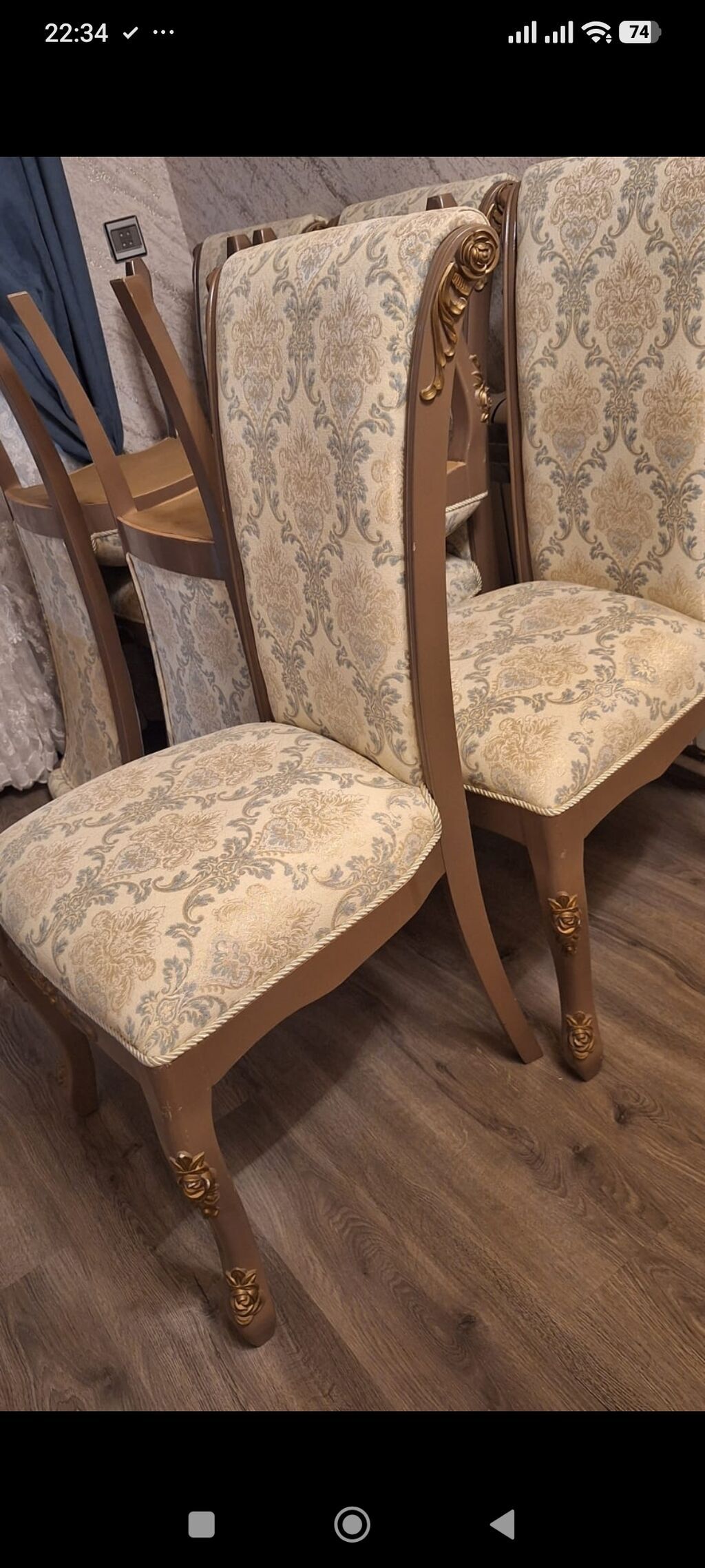 Mermer teksturali acilan masa desti ideal veziyyetde cox seliqeli 2 — Mebel, Bakı (4)