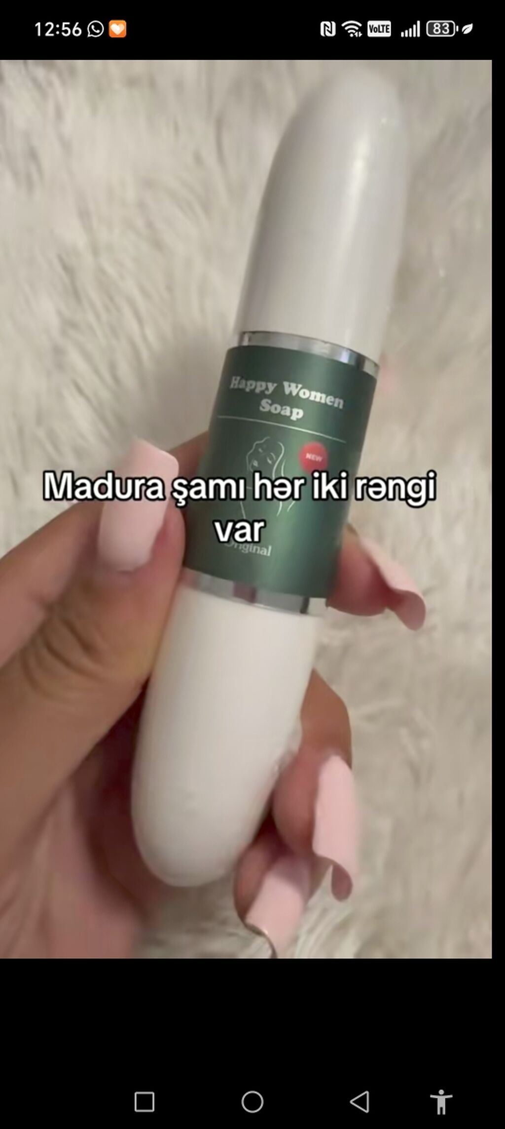 Daraldıcı müalicəvi şam – Happy Women Soap / Madura şamı Qadınlar — Gözəllik və sağlamlıq, Bakı (4)