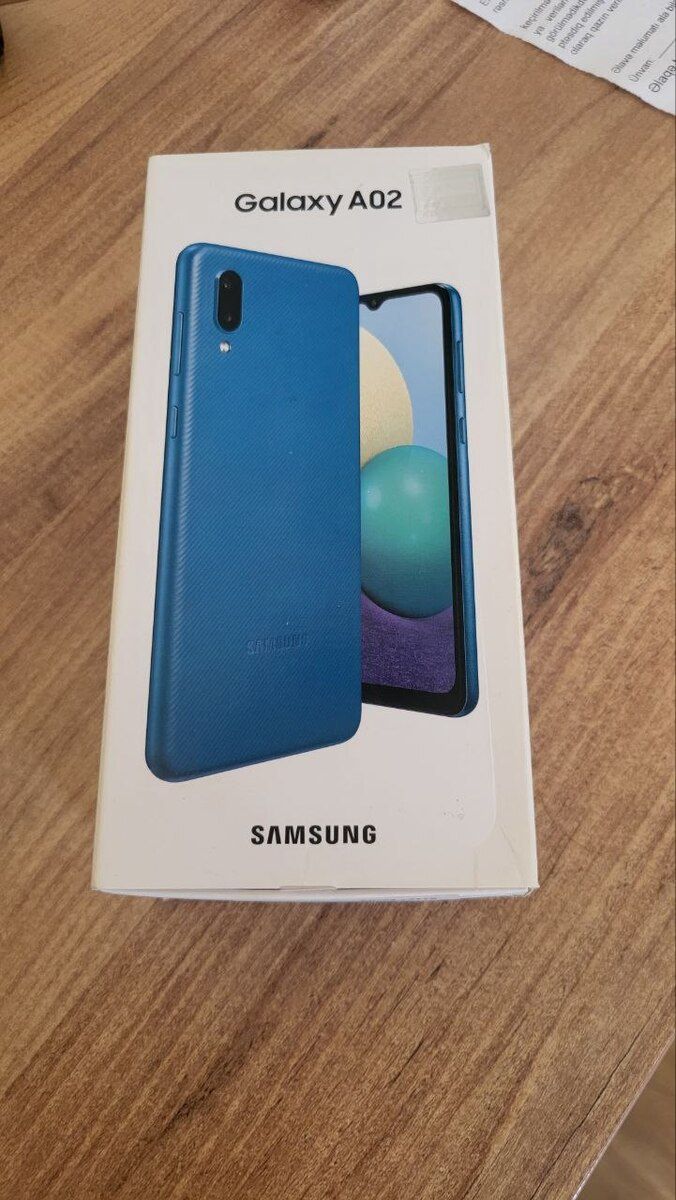 Samsung Galaxy A02 Blue 32GB/4GB — Smartfonlar, Bakı (2)