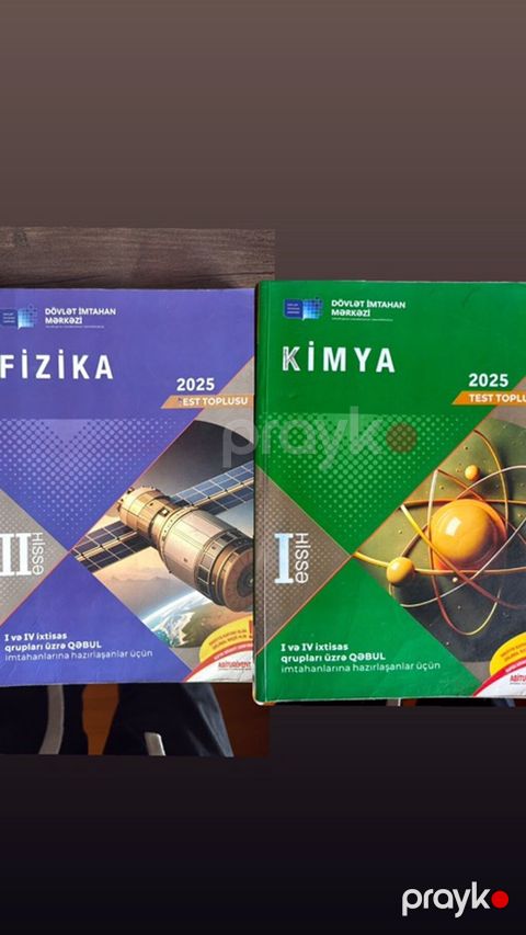 Fizika kimya toplular 4 m, qayda kitablari 6-8 arasi