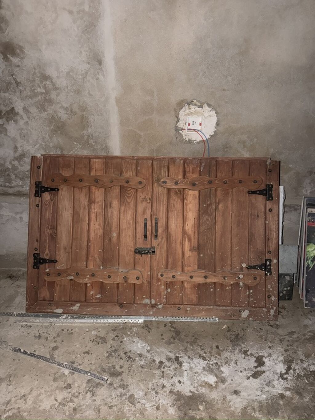 Manqal qapıları Taxtadan hazırlanmış dekorativ qapaq/qapı dəsti — Mallar, Digah (2)