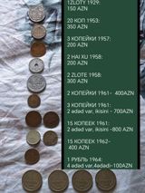 Kolleksiya üçün müxtəlif illərə aid qədim və retro sikkələr təqdim — Kolleksiyalar