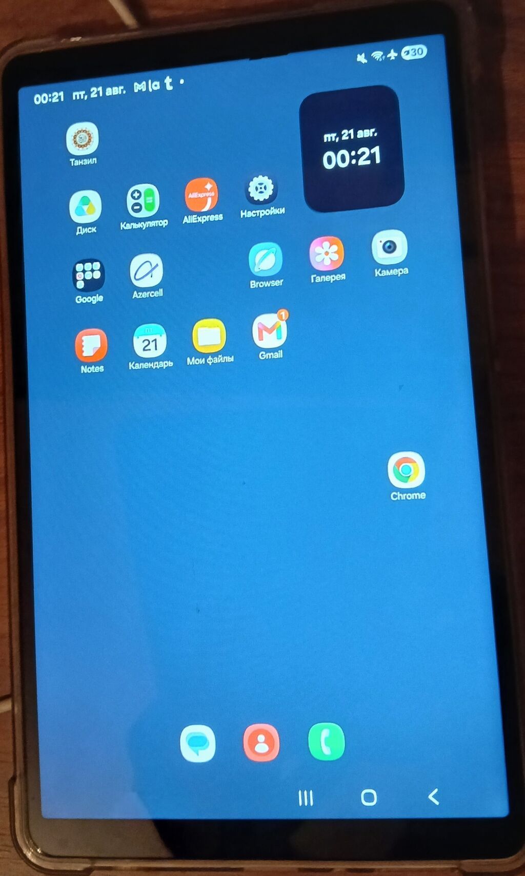 Samsung Galaxy Tab A11. Simkart və SD-kard dəstəkləyir.wi-fi və 4G — Samsung, Bakı (2)