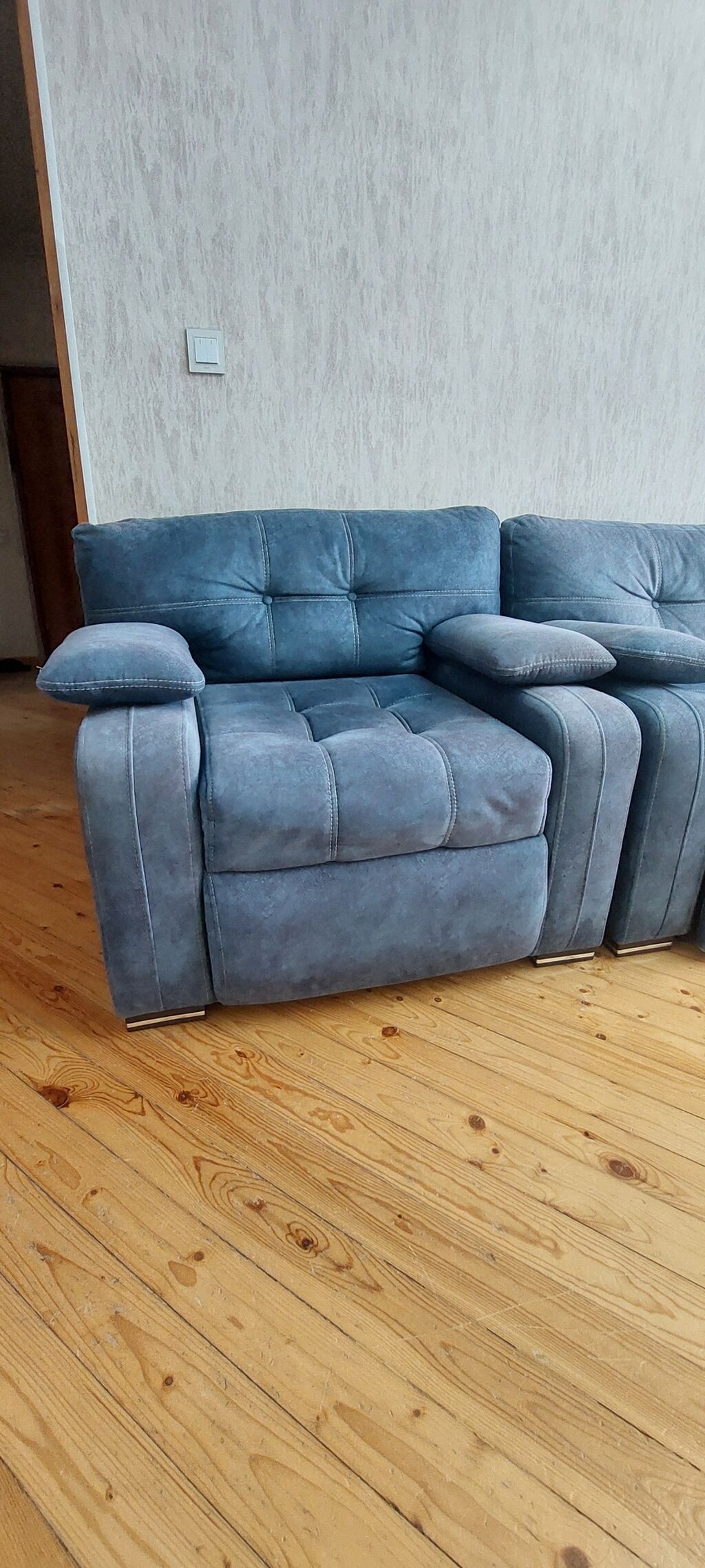 Əhmədli Geniş oturma dəsti – 3 hissəli - Tərkib: uzun divan — Mebel, Bakı (2)