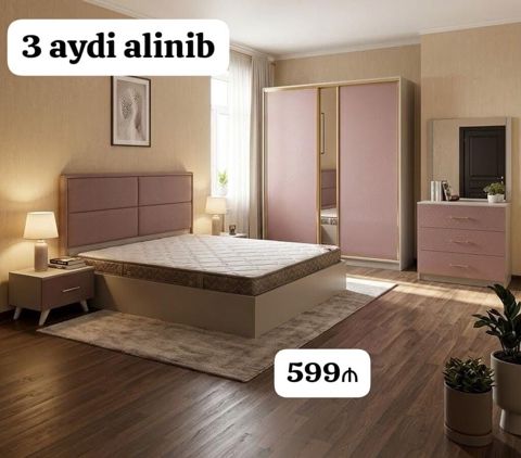 599₼ YATAQ DƏSTİ 3 aydi alinib Matrası kilonkasl təzə acılıb Baza — zeyno — Furniture