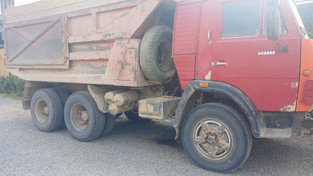 KamAz 55111, 11 L, 1989 il, 220 000 km — Yük maşınları, Cəlilabad (4)